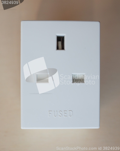 Image of British plug socket