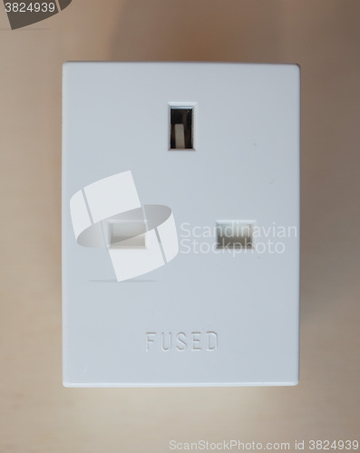 Image of British plug socket