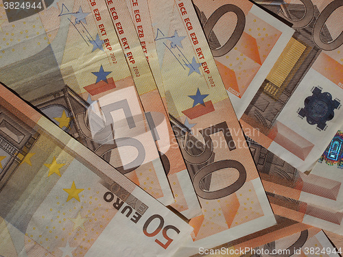 Image of Fifty Euro notes