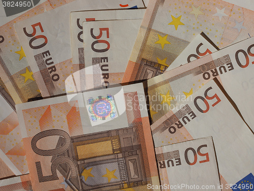 Image of Fifty Euro notes