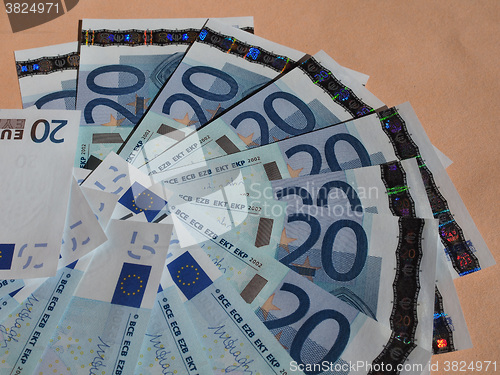 Image of Twenty Euro notes