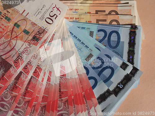 Image of Euro and Pounds notes