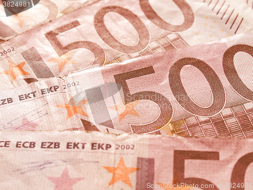 Image of  Euro note vintage