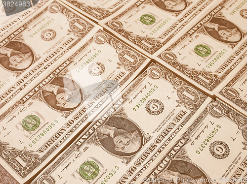 Image of  Dollar notes 1 Dollar vintage