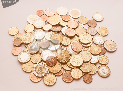 Image of  Euro coins vintage