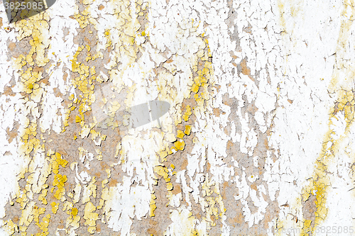 Image of old white and light yellow texture or background