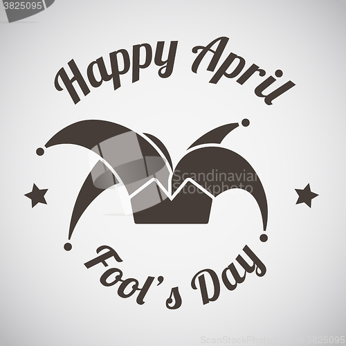 Image of April fool\'s day emblem 