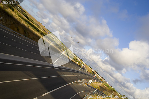 Image of Cloudscape over the highway