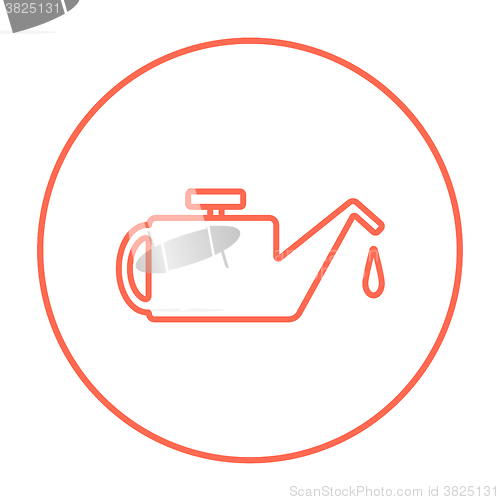Image of Oiler line icon.