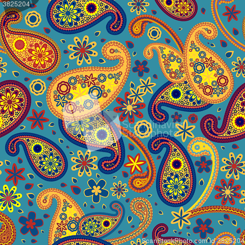 Image of Seamless Paisley Pattern