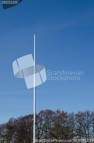 Image of Flag pole without a flag
