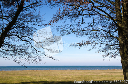 Image of Springtime waterfront view