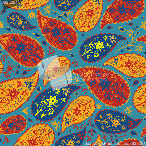 Image of Seamless Paisley Pattern