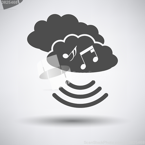 Image of Music cloud icon