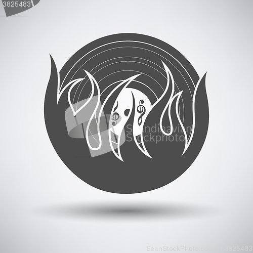Image of Flame vinyl icon