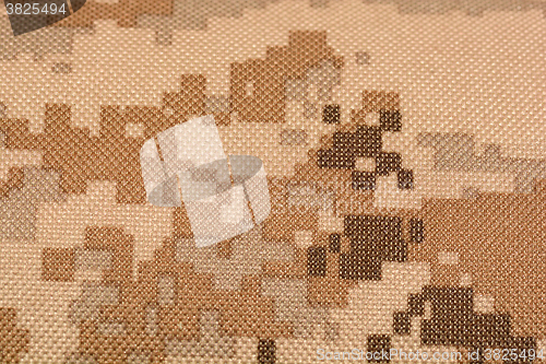 Image of Close-up of a piece of camouflage cloth