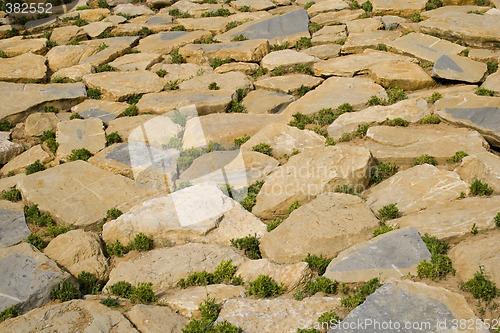 Image of stones in perspective