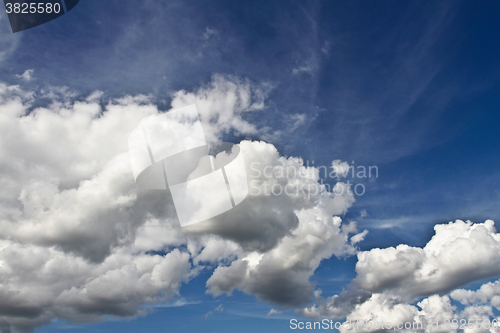 Image of Blue sky and clouds