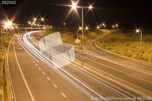 Image of Highway at night