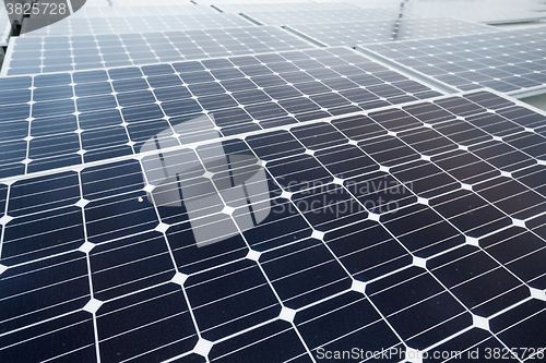 Image of Solar panel close up