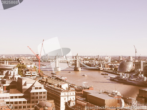 Image of Tower Bridge London vintage