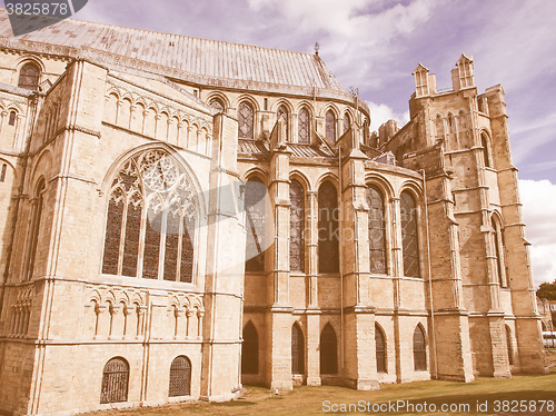 Image of Canterbury Cathedral vintage