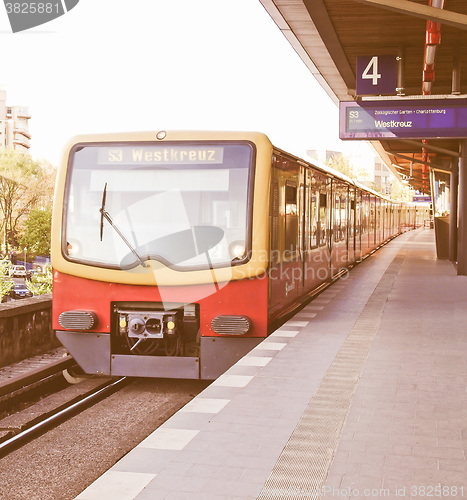Image of  Subway train vintage