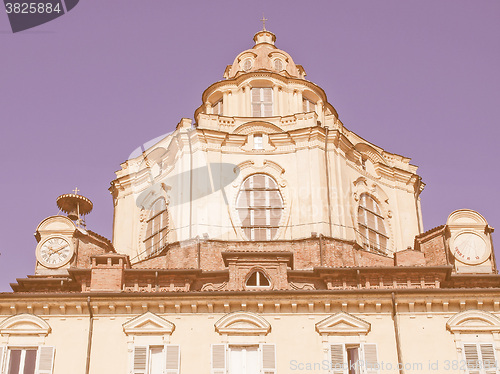 Image of San Lorenzo church, Turin vintage