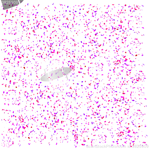 Image of Pink Confetti Isolated