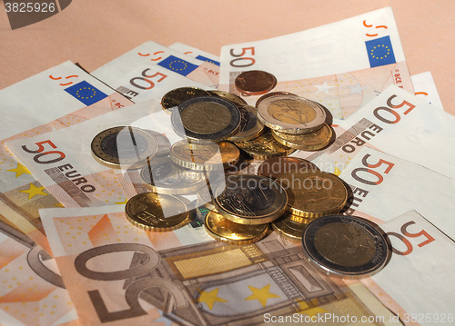 Image of Euro coins and notes