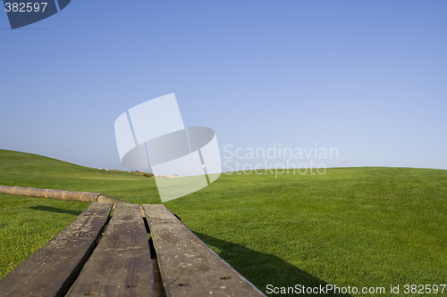 Image of Golf bench