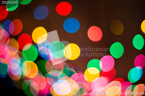 Image of Defocused bokeh light