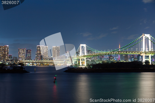 Image of Tokyo city at night