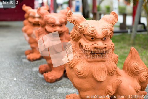 Image of Japanese Lion statue