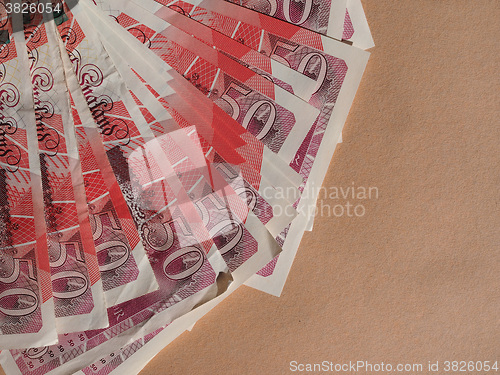 Image of Fifty Pound notes