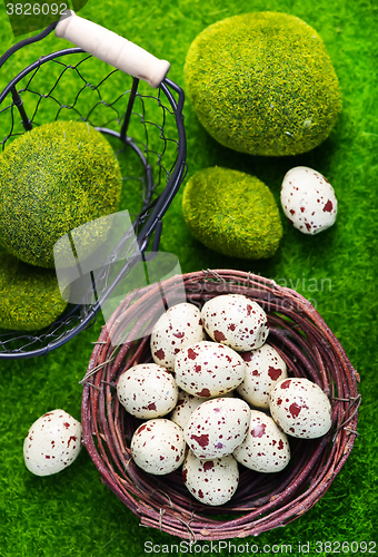 Image of decorative painted Easter eggs