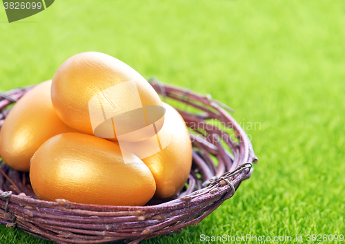 Image of decorative painted Easter eggs