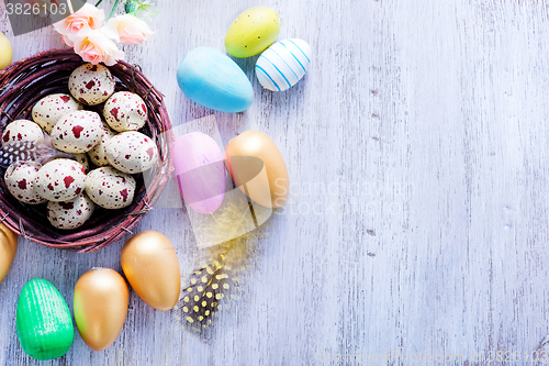 Image of decorative painted Easter eggs