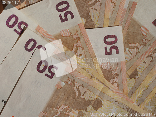 Image of Fifty Euro notes