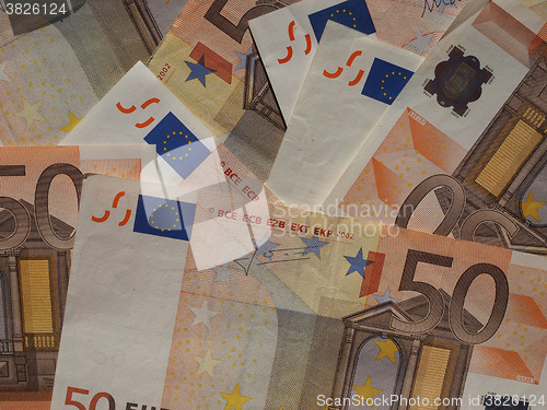 Image of Fifty Euro notes