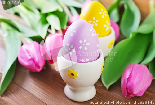 Image of easter eggs