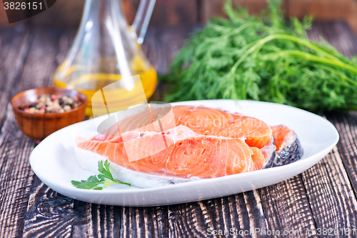 Image of raw salmon