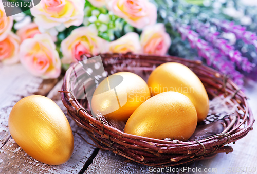 Image of easter eggs