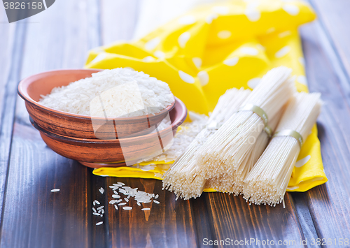 Image of rice noodles