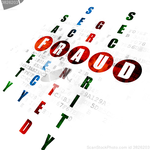 Image of Safety concept: Fraud in Crossword Puzzle