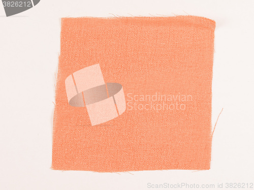 Image of  Orange fabric sample vintage