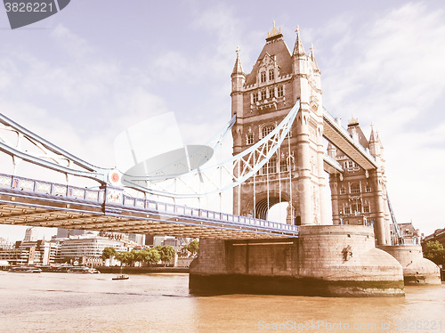 Image of Tower Bridge, London vintage