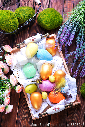 Image of easter eggs