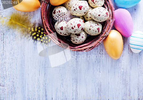 Image of decorative painted Easter eggs