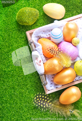 Image of easter eggs